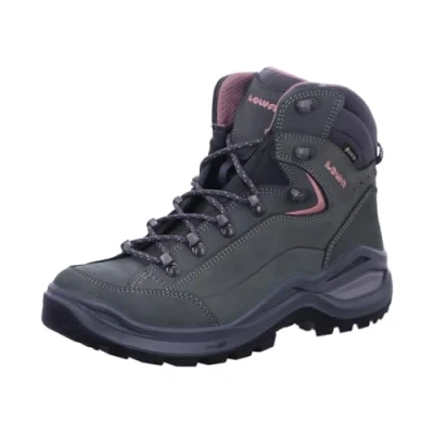 Image of Lowa Renegade EVO GTX MID Hiking shoes, Women&#039;s, Size: 8.5, Graphit/rose Nubuck/textile