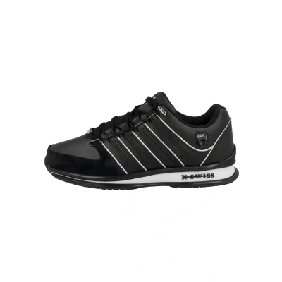 Image of K Swiss Men&#039;s Rinzler Sp Sb Low Top Sneakers, Black White, 10.5 UK