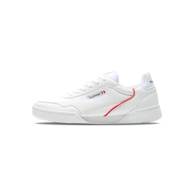 Image of Hummel Forli Trainers, Size: 5, White/red/blue Pu