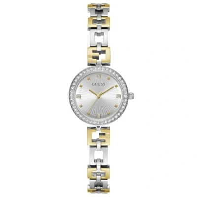 Image of Guess LADY Watch silvercoloured/goldcoloured, Women&#039;s, Size: One Size, Silver coloured/gold coloured
