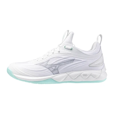Image of Mizuno WAVE LUMINOUS 3 Volleyball Shoes White/Blue Tint Women Size 4,5