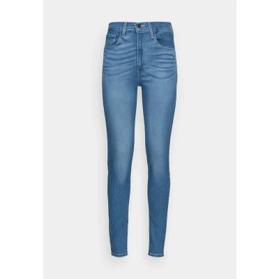 Image of Levi&#039;s MILE HIGH Super Skinny Jeans Fit, Women&#039;s, Size: 24x32, Dark indigo worn in