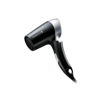 Image of Remington 1400 watt hairdryer 2 heat settings black/silver D2400