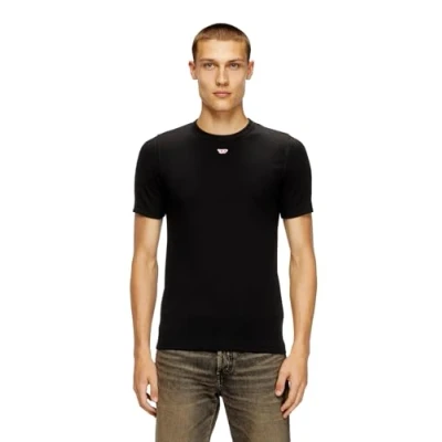 Image of Diesel Basic Tshirt, Men&#039;s, Size: XL, Black