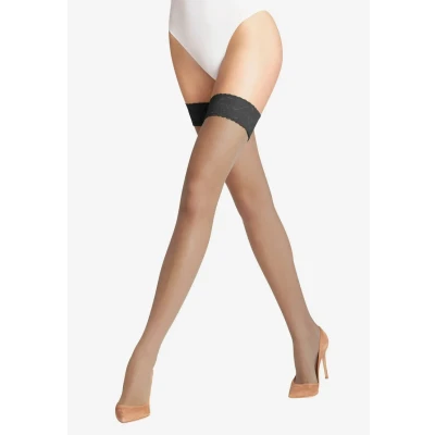 Image of FALKE Women&#039;s Stay Ups, Black (Black 3009), S