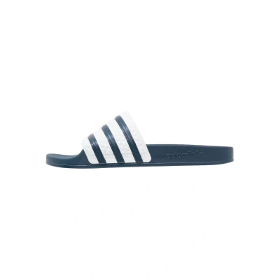 Image of adidas Originals Adilette Unisex Pool slides, Size: 5, Adiblu/white Synthetics