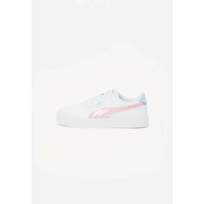 Image of Puma Girl&#039;s Carina 3.0 Blurry Dreams Ps Sneaker, White Rose Mauve Cool Weather, 11 UK Child