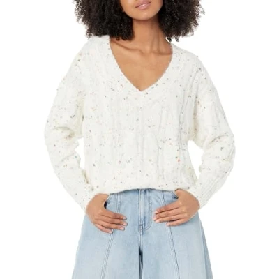 Image of Desigual Women&#039;s Pullover_Lucca Sweater, White, XL