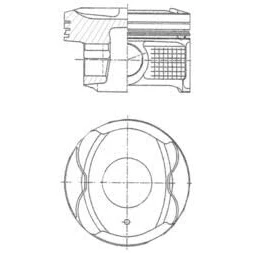 Image of Piston KOLBENSCHMIDT 41250600