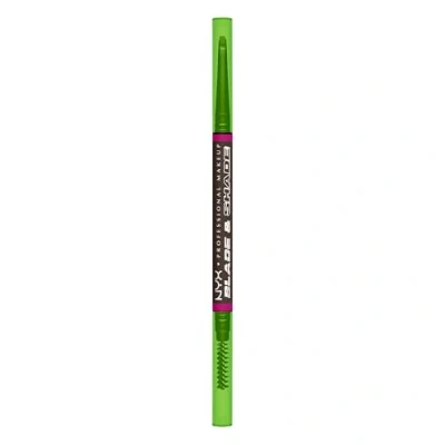 Image of NYX Professional Makeup Blade &amp; Shade, Nano Brow Mechanical Pencil (Various Shades) Ash Brown
