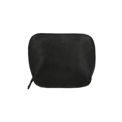 Image of Gusti Leder LEO Wash bag schwarzsilber, Women&#039;s, Size: One Size, Schwarz silber