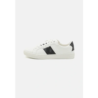 Image of Guess TODI Trainers, Men&#039;s, Size: 7.5, White/black Pu