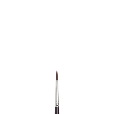 Image of Winsor &amp; Newton 5734004 Galeria Acrylic Brush Synthetic Fibres Ideal Control for Thicker Paint Applications Short Handle Round No.4 2.6mm