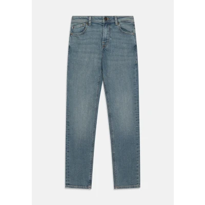 Image of Jack &amp; Jones Junior Jjiglenn Jjoriginal JNR Slim fit jeans for kids, Size: 14y, Blue denim