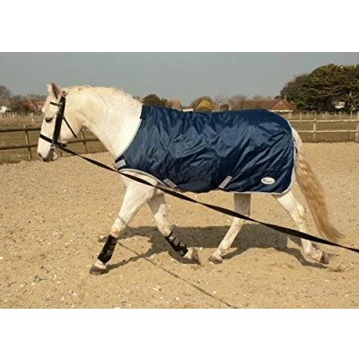 Image of Rhinegold Horsewalker/Lunge Rug 5/6 Navy
