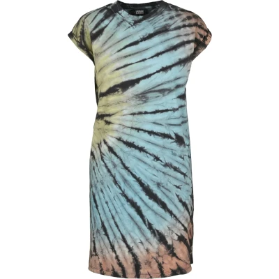 Image of Urban Classics TIE DYE Jersey dress, Women&#039;s, Size: XS, Black