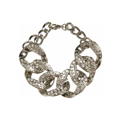 Image of Urban Classics Statement Bracelet silvercoloured, Size: L/XL, Silver coloured