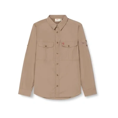 Image of Fjällräven Men&#039;s Singi Trekking Shirt Ls M Sweatshirt, Suede Brown,