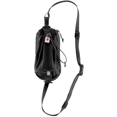 Image of Fjällräven Abisko Bottle Pocket Unisex Bum bag, Size: One Size, Black
