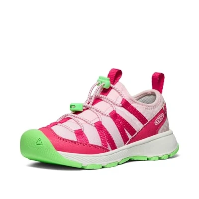 Image of KEEN Unisex Kid&#039;s Motozoa Sneaker, Raspberry Summer Green, 12 UK