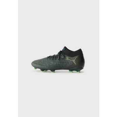 Image of Puma Future 8 Ultimate FG Moulded stud football boots, Men&#039;s, Size: 7, Black/fizzy light/green terrain shoes