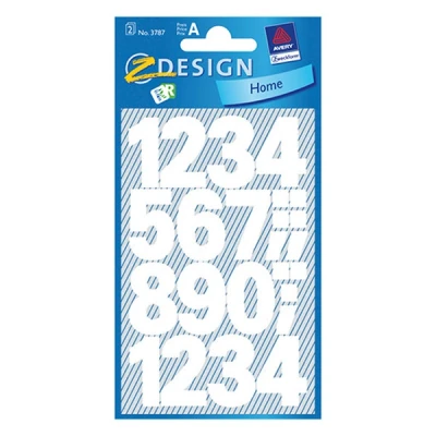 Image of AVERY Zweckform 59127 Letters Labels A Z 16 mm Weatherproof Film 36 Stickers Numbers Gold White