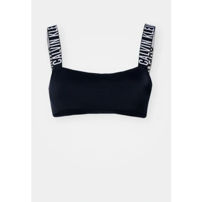 Image of Calvin Klein Swimwear Bandeau Bikini top, Women&#039;s, Size: XS, Black