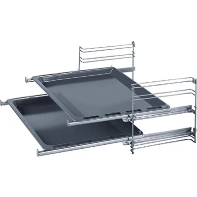 Image of Bosch Hausgeräte HEZ438201 accessories for ovens, telescopic pull out 2 fold stainless steel