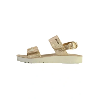 Image of Geox Sandals for kids, Size: 1, Or Leather/synthetics