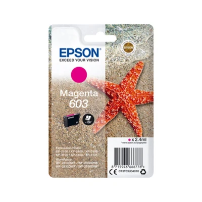 Image of Epson 603 Magenta Starfish Genuine, Ink Cartridge, Standard Capacity