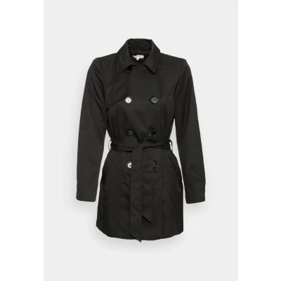 Image of ONLY Onlvalerie Trenchcoat, Women&#039;s, Size: Large, Black