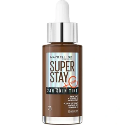 Image of Maybelline Super Stay up to 24H Skin Tint Foundation + Vitamin C 30ml (Various Shades) 78