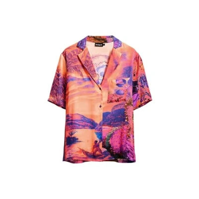 Image of Desigual BALI M C Lacroix Buttondown blouse, Women&#039;s, Size: 14, Pink