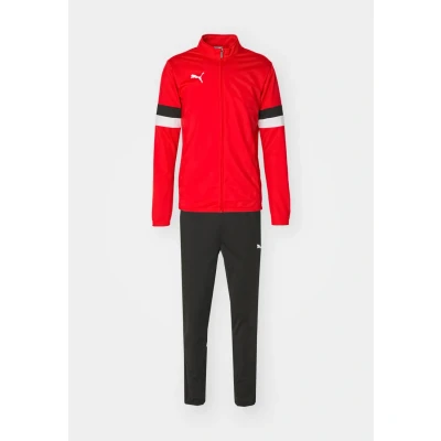 Image of Puma Teamrise Tracksuit Tracksuit, Men&#039;s, Size: Small, Red/black