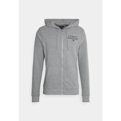 Image of Tommy Hilfiger Hoodie Zipup sweatshirt, Men&#039;s, Size: Small, Medium grey heather