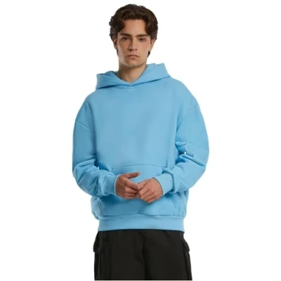 Image of Urban Classics Ultra Heavy Hoodie, Men&#039;s, Size: XL, Balticblue
