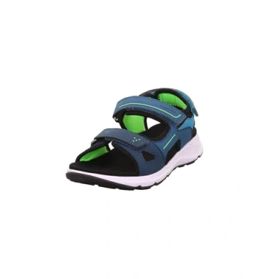 Image of Superfit Criss Cross Walking sandals for kids, Size: 12.5K, Blau/türkis Imitation leather/ textile