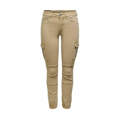Image of ONLY Missouri Cargo trousers, Women&#039;s, Size: 34x30, Beige