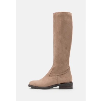 Image of Tamaris Boots, Women&#039;s, Size: 4, Taupe Textile