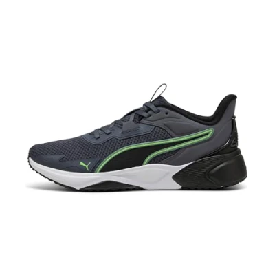 Image of Puma Disperse XT 4 Unisex Training shoe, Size: 4, Galactic gray/green glare/green moon Textile/synthetics