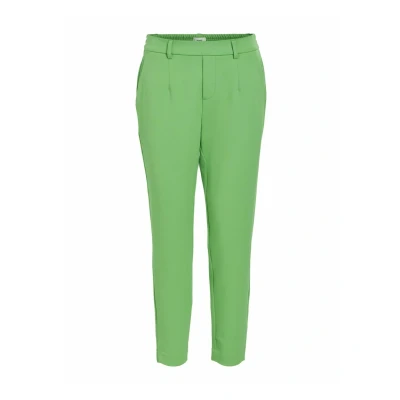 Image of Object Objlisa SLIM Trousers, Women&#039;s, Size: 6, Vibrant green