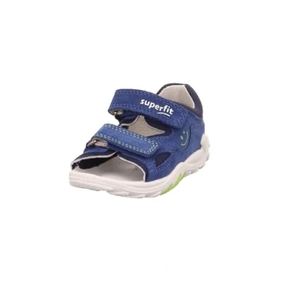 Image of Superfit Boy&#039;s Flow Sandal, Blue Light Green 8010, 3.5 UK Child