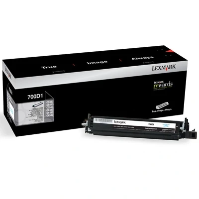 Image of Lexmark 700D1 (70C0D10) black developer (original Lexmark)
