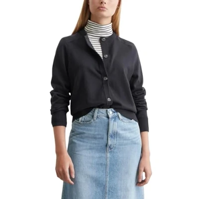 Image of Marc O&#039;Polo Denim Longsleeve Round NECK Cardigan, Women&#039;s, Size: XXS, Blue depths
