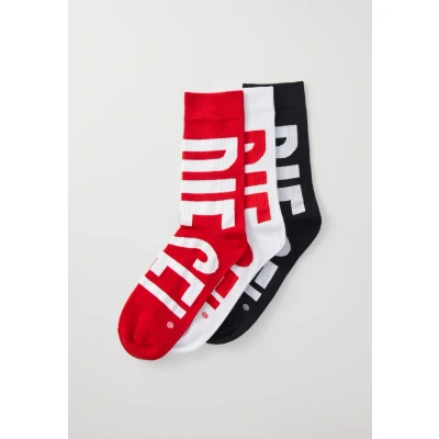 Image of Diesel Skmraythreepack 3 PACK Socks, Men&#039;s, Size: Large, E4273