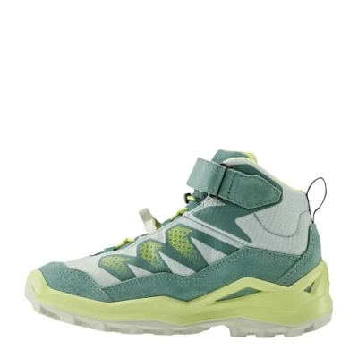 Image of Lowa Maddox PRO GTX MID Hiking shoes for kids, Size: 3.5, Rauchgrün/mintgrün Textile/synthetics