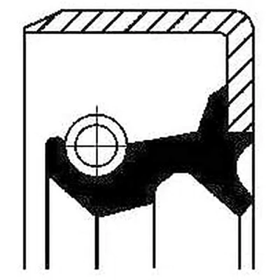 Image of Shaft Seal, differential CORTECO 19016590B