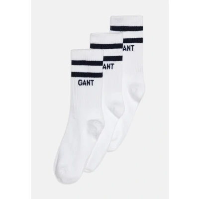 Image of GANT Sport Unisex 3 PACK Socks for kids, Size: 12K, White