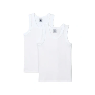 Image of Petit Bateau 2 PACK Undershirt for kids, Size: 5y, Ecume