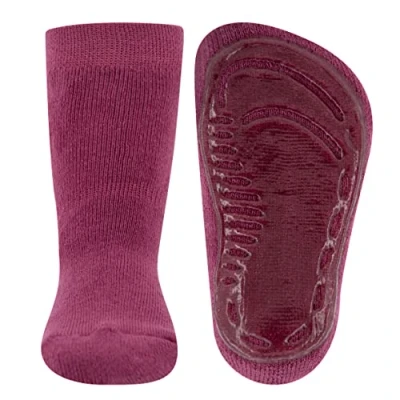 Image of EWERS Unisex Children&#039;s Stopper Socks Softstep Plain Socks, Chestnut, 27/28 EU